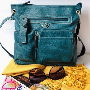 Treviso Crossbody bag/shoulder bag green